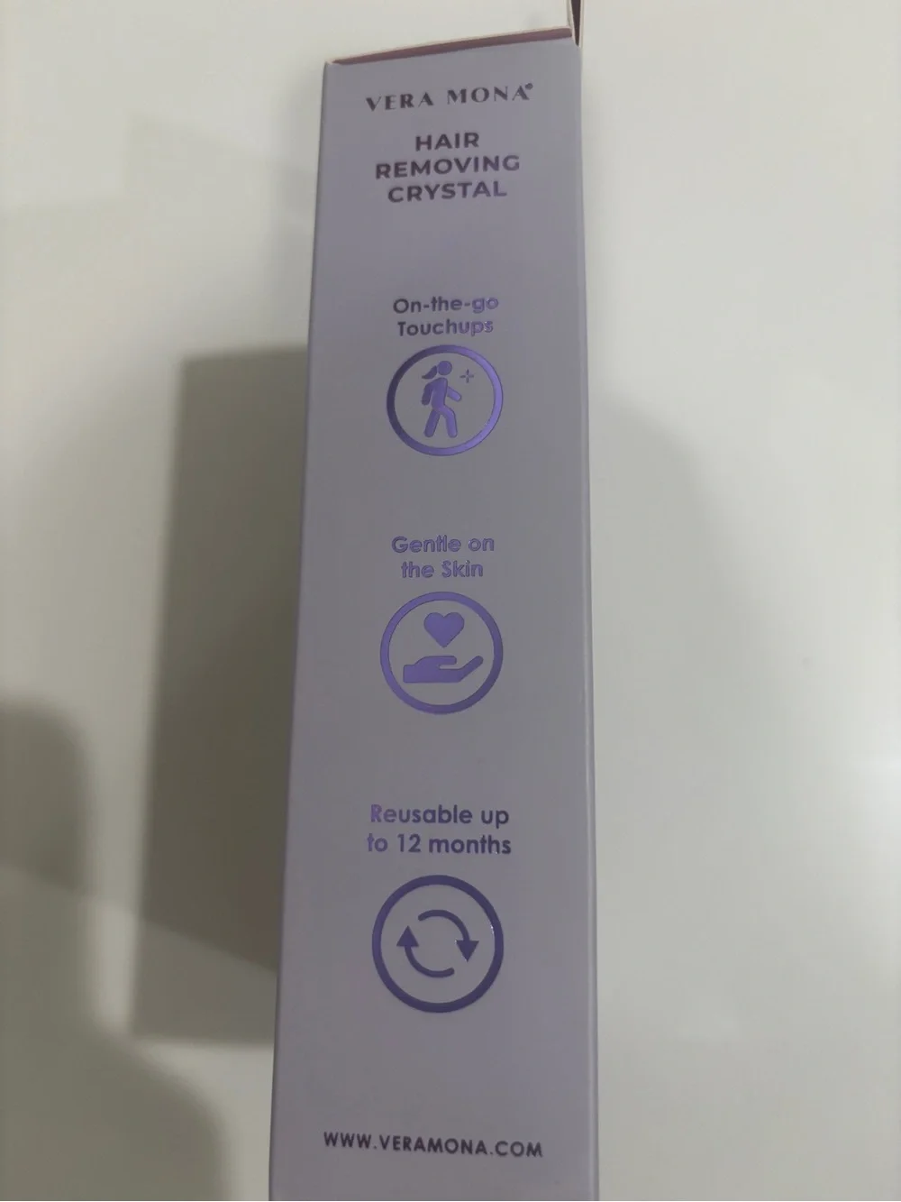 Vera Mona Hair Removing Crystal - Pink & White NWT
